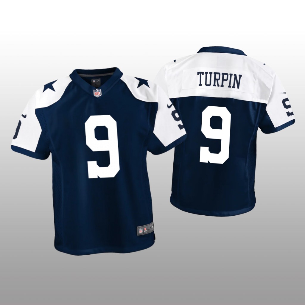 Dallas Cowboys KaVontae Turpin Navy Jersey Alternate Game - Youth