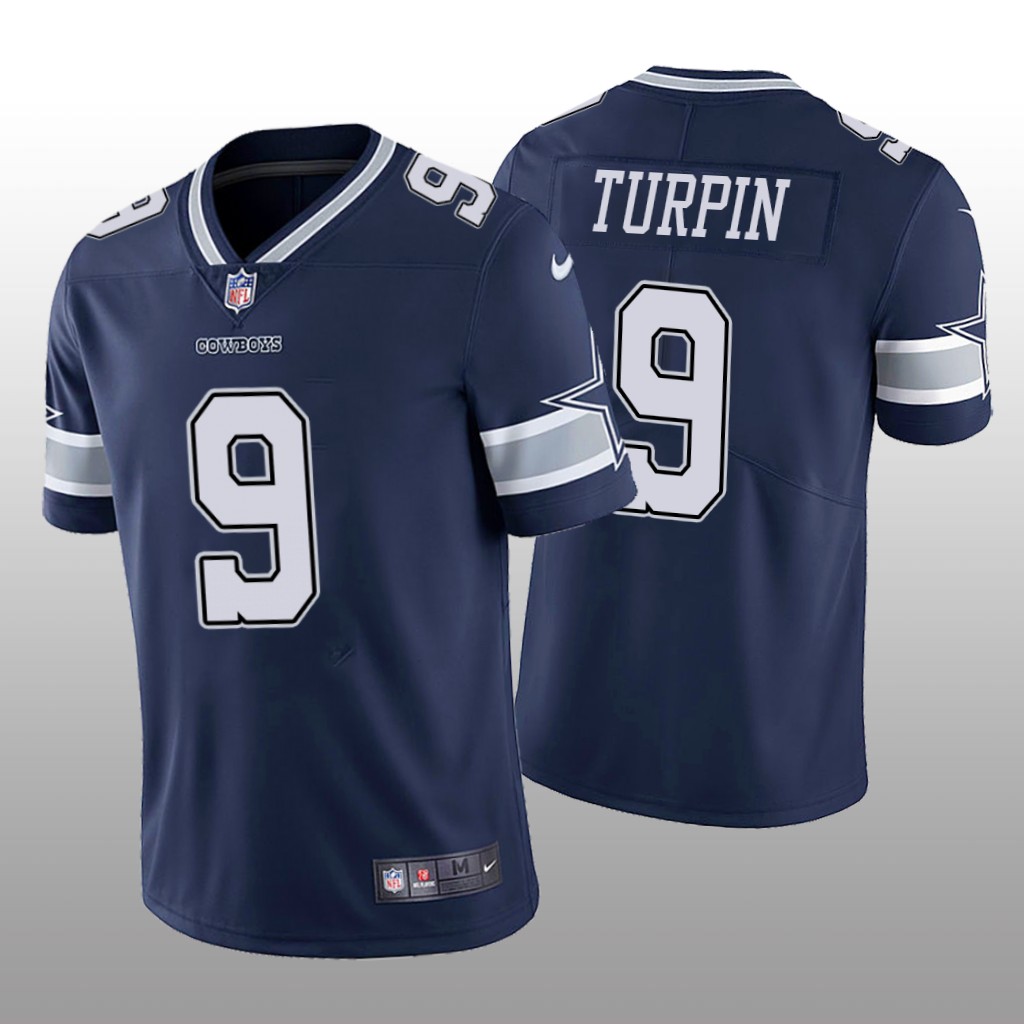 Dallas Cowboys KaVontae Turpin Navy Jersey Vapor Limited - Men's