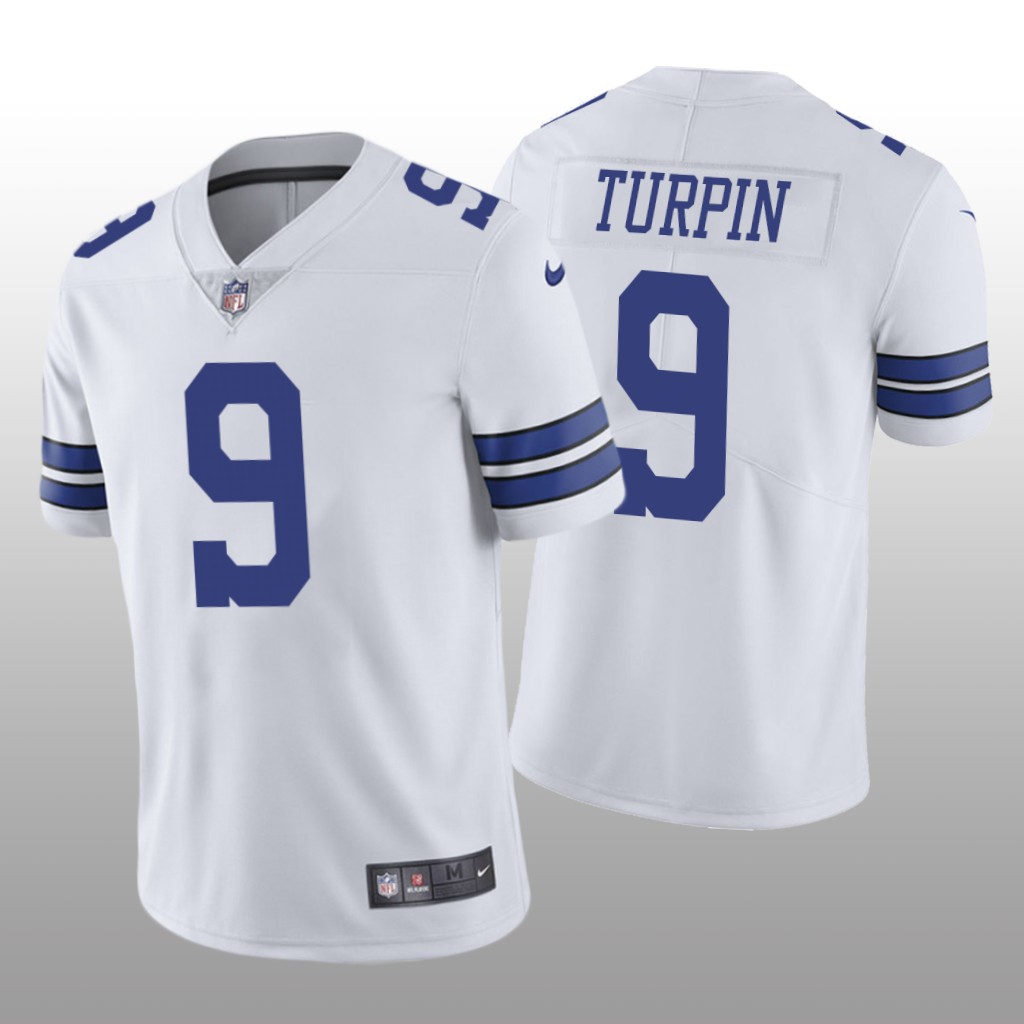 Dallas Cowboys KaVontae Turpin White Jersey Vapor Limited - Men's