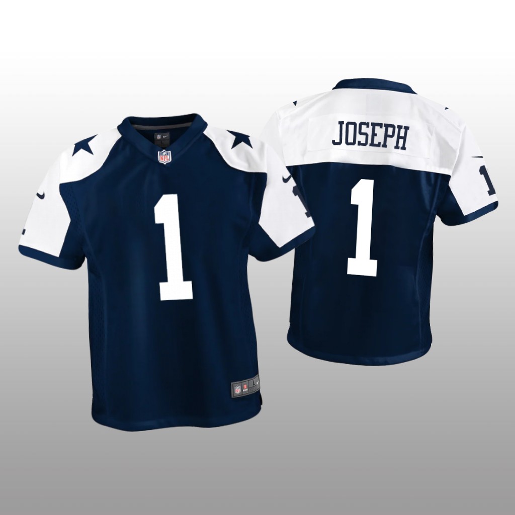 Dallas Cowboys Kelvin Joseph Navy Jersey Alternate Game - Youth