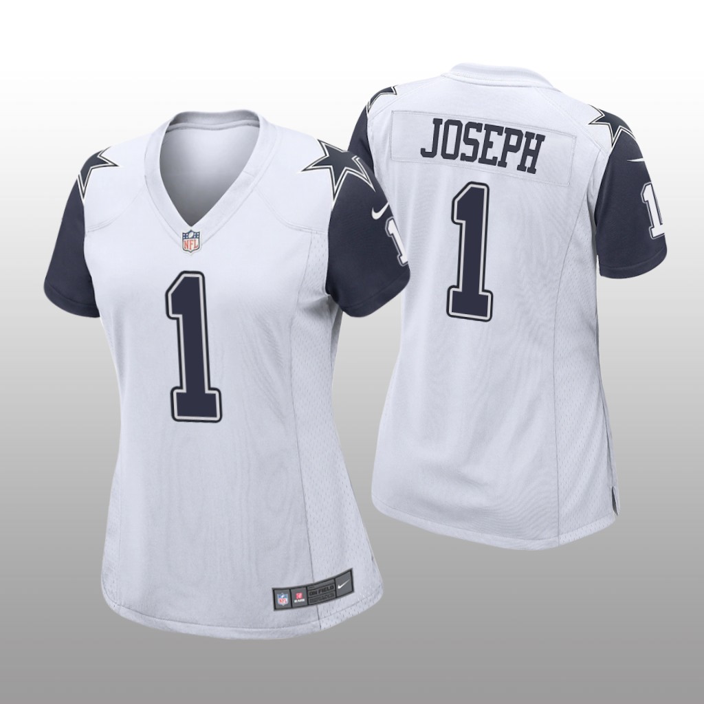Dallas Cowboys Kelvin Joseph White Jersey Alternate Game - Women's