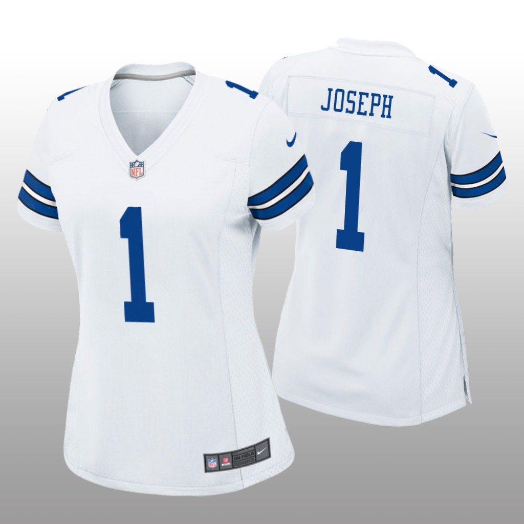 Dallas Cowboys Kelvin Joseph White Jersey Game - Women's