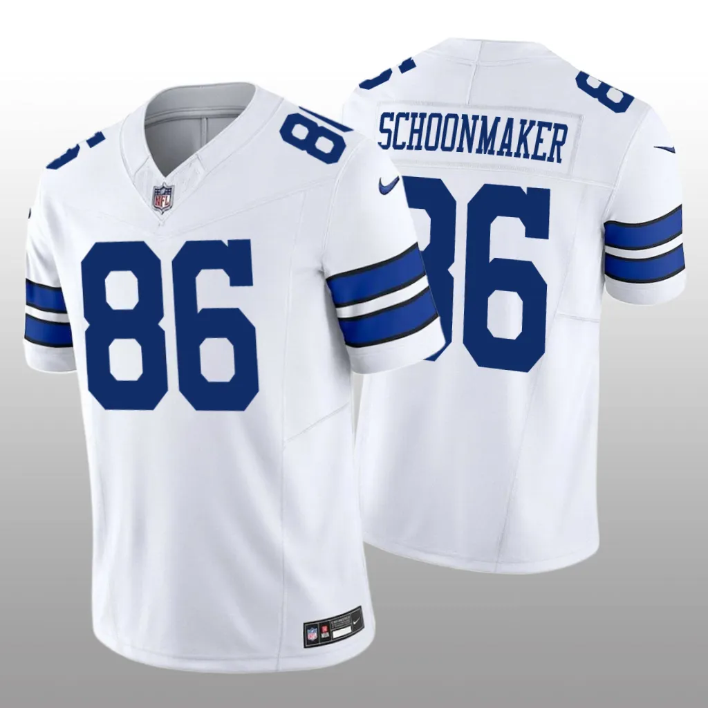Dallas Cowboys Luke Schoonmaker White Jersey Vapor F.U.S.E. Limited - Men's