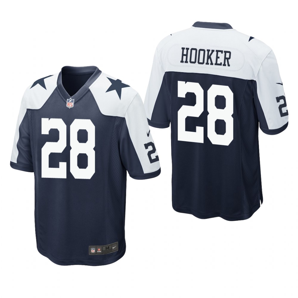 Dallas Cowboys Malik Hooker Navy Jersey Alternate Game - Men's