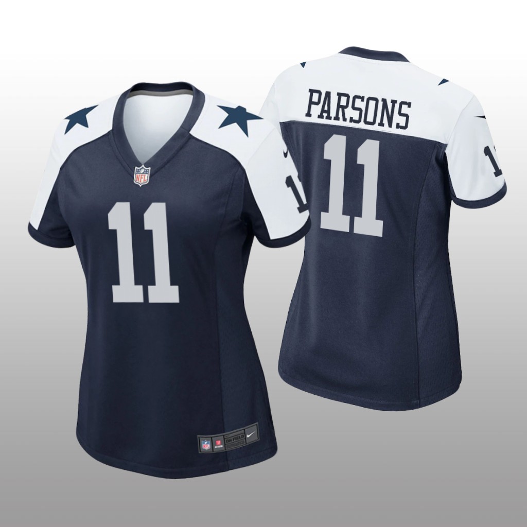 Dallas Cowboys Micah Parsons Navy Jersey Alternate Game - Women's