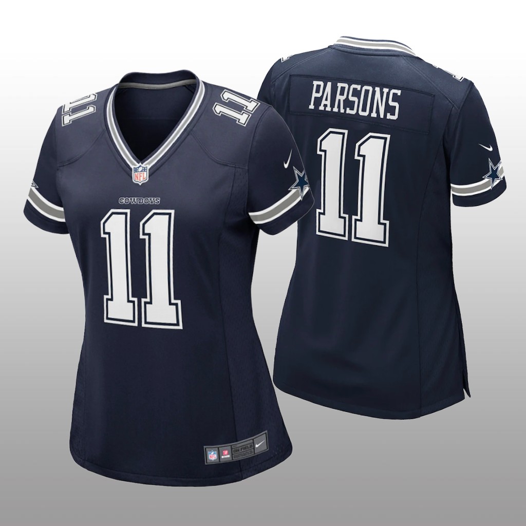 Dallas Cowboys Micah Parsons Navy Jersey Game - Women's