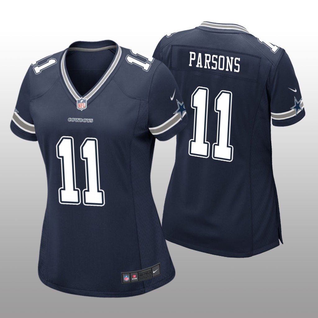 Dallas Cowboys Micah Parsons Navy Jersey Game - Women's