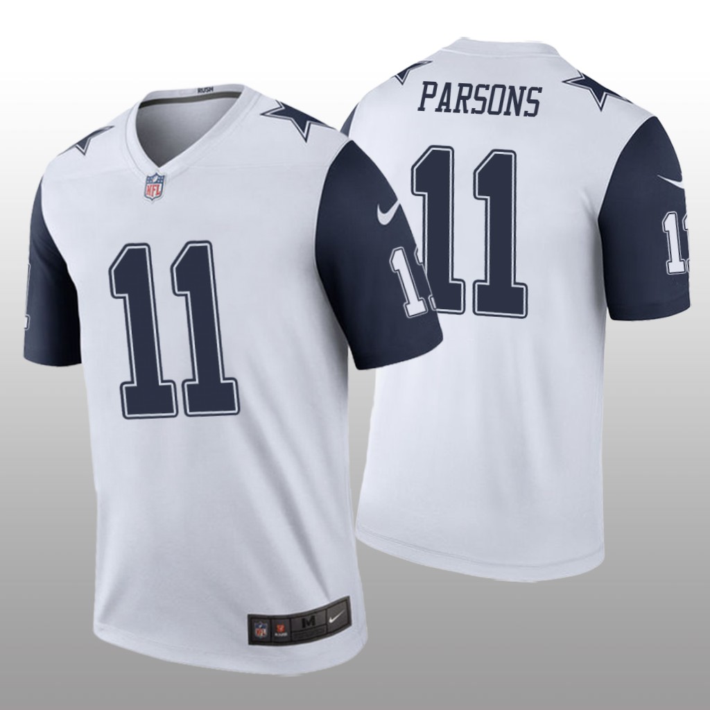 Dallas Cowboys Micah Parsons White Jersey Color Rush Legend - Men's