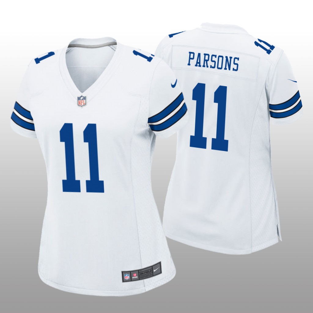 Dallas Cowboys Micah Parsons White Jersey Game - Women's