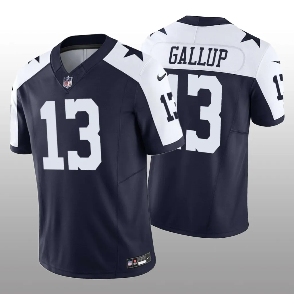 Dallas Cowboys Michael Gallup Navy Jersey Vapor F.U.S.E. Limited  - Men's