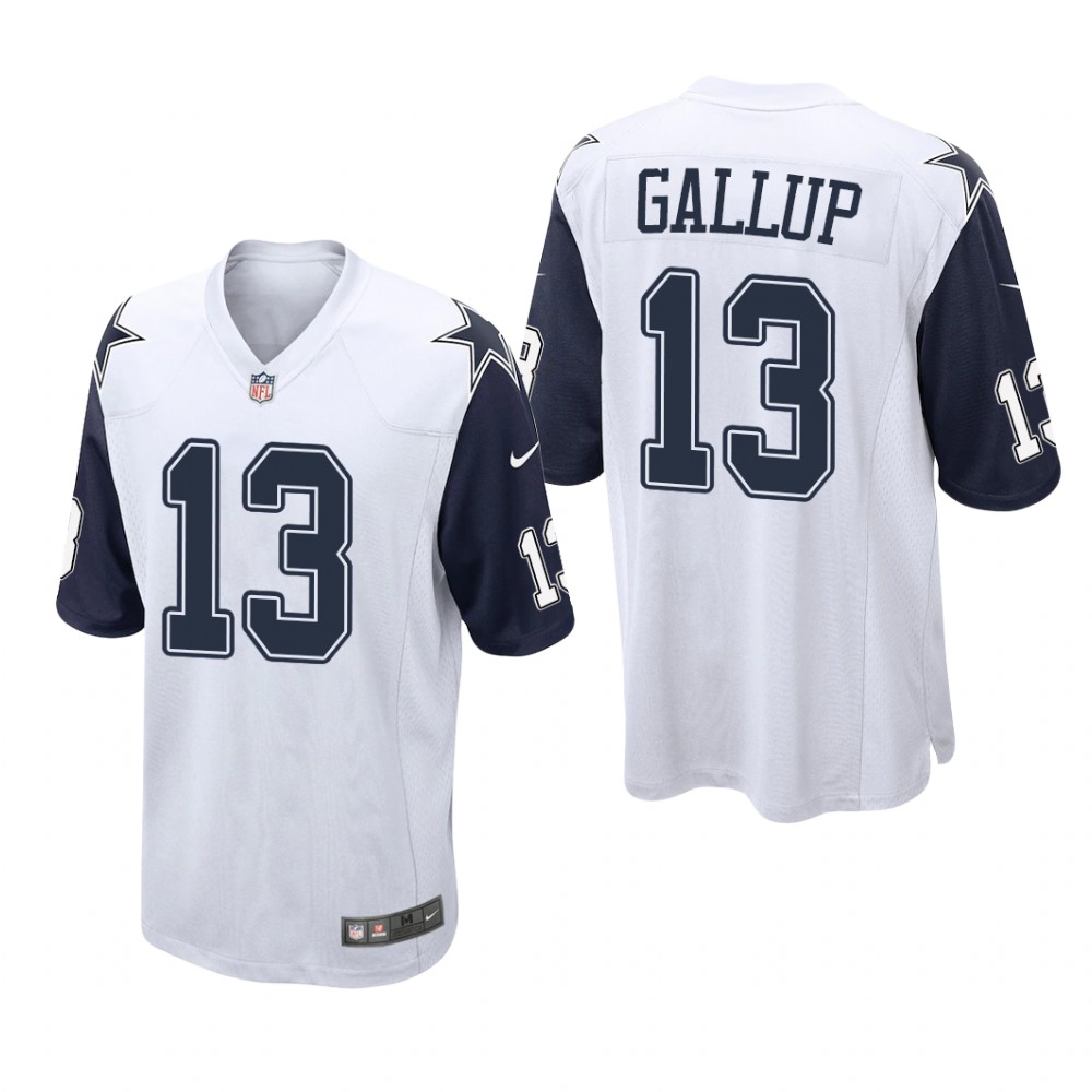 Dallas Cowboys Michael Gallup White Jersey Alternate Game - Men's