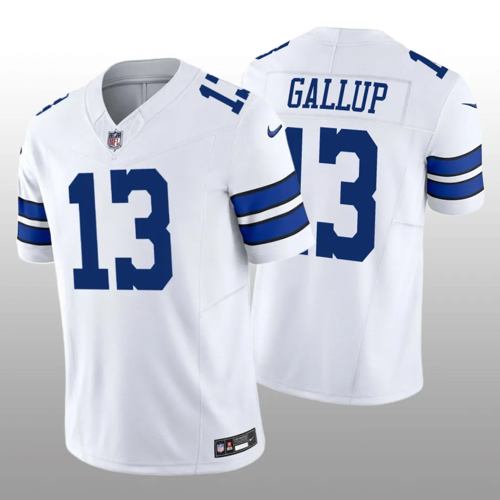 Dallas Cowboys Michael Gallup White Jersey Vapor F.U.S.E. Limited - Men's