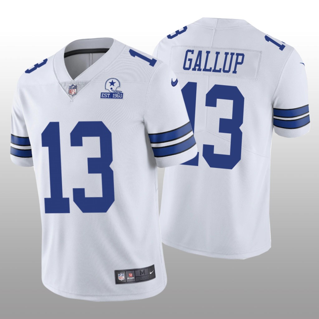 Dallas Cowboys Michael Gallup White Vapor Limited Jersey 60th Anniversary - Men's