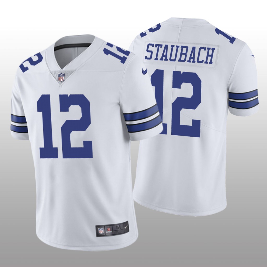 Dallas Cowboys Roger Staubach White Jersey Vapor Limited Vapor Limited - Men's