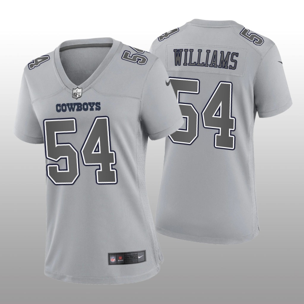 Dallas Cowboys Sam Williams Gray Jersey Atmosphere Fashion Game - Women's