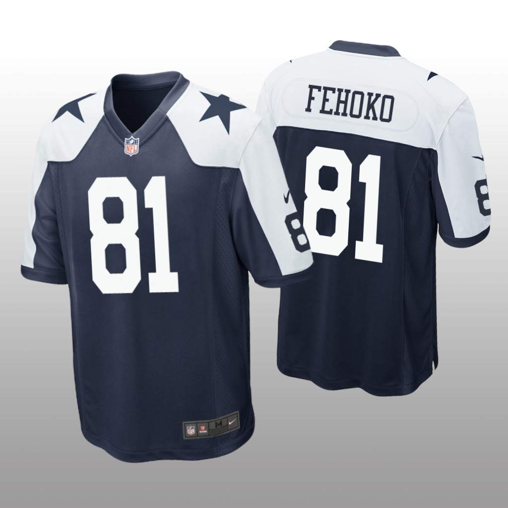 Dallas Cowboys Simi Fehoko Navy Jersey Alternate Game - Men's