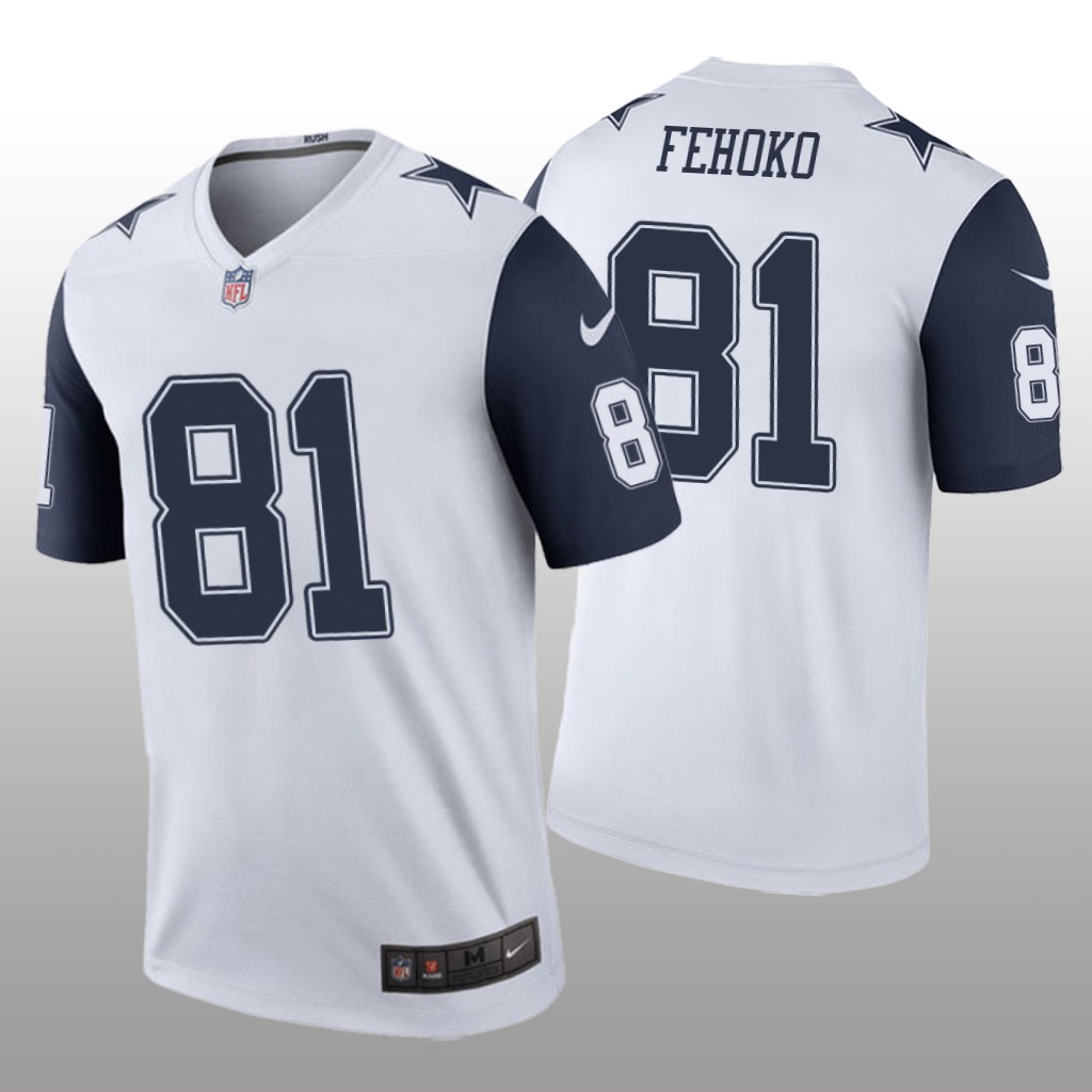 Dallas Cowboys Simi Fehoko White Jersey Color Rush Legend - Men's