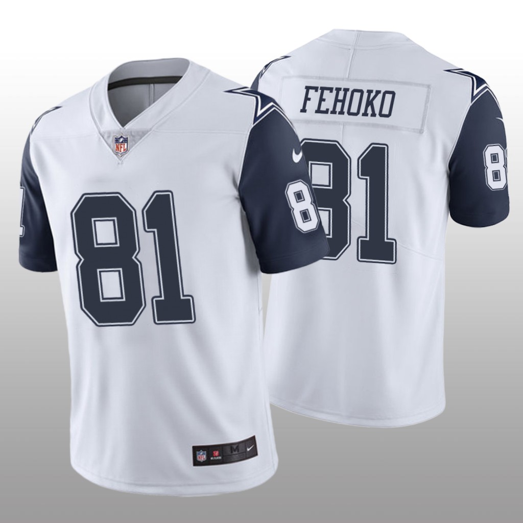 Dallas Cowboys Simi Fehoko White Jersey Color Rush Limited - Men's