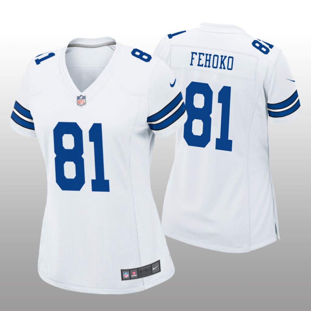 Dallas Cowboys Simi Fehoko White Jersey Game - Women's