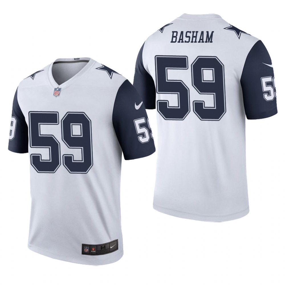 Dallas Cowboys Tarell Basham White Jersey Color Rush Legend - Men's