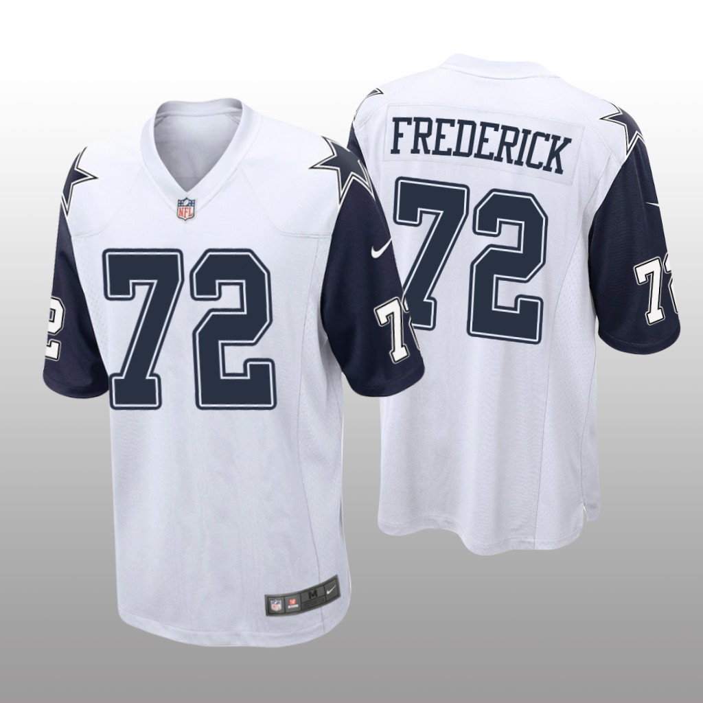 Dallas Cowboys Travis Frederick White Jersey Alternate Game - Men's