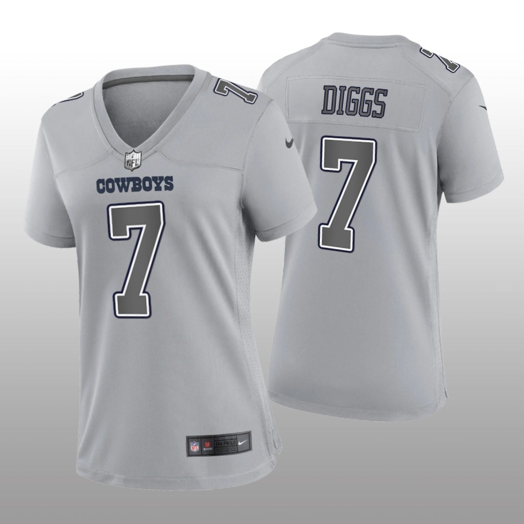 Dallas Cowboys Trevon Diggs Gray Jersey Atmosphere Fashion Game - Women's