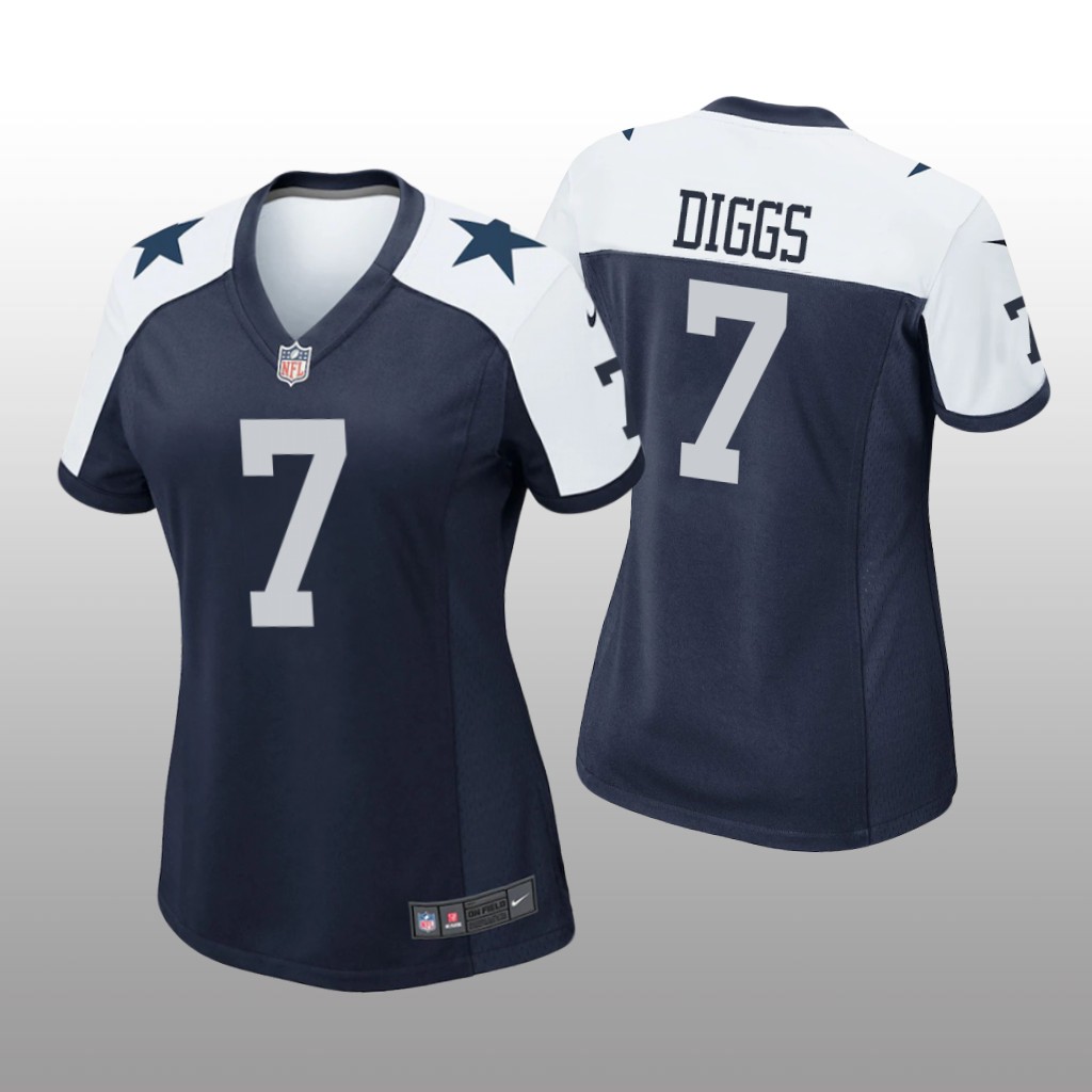 Dallas Cowboys Trevon Diggs Navy Jersey Alternate Game - Women's