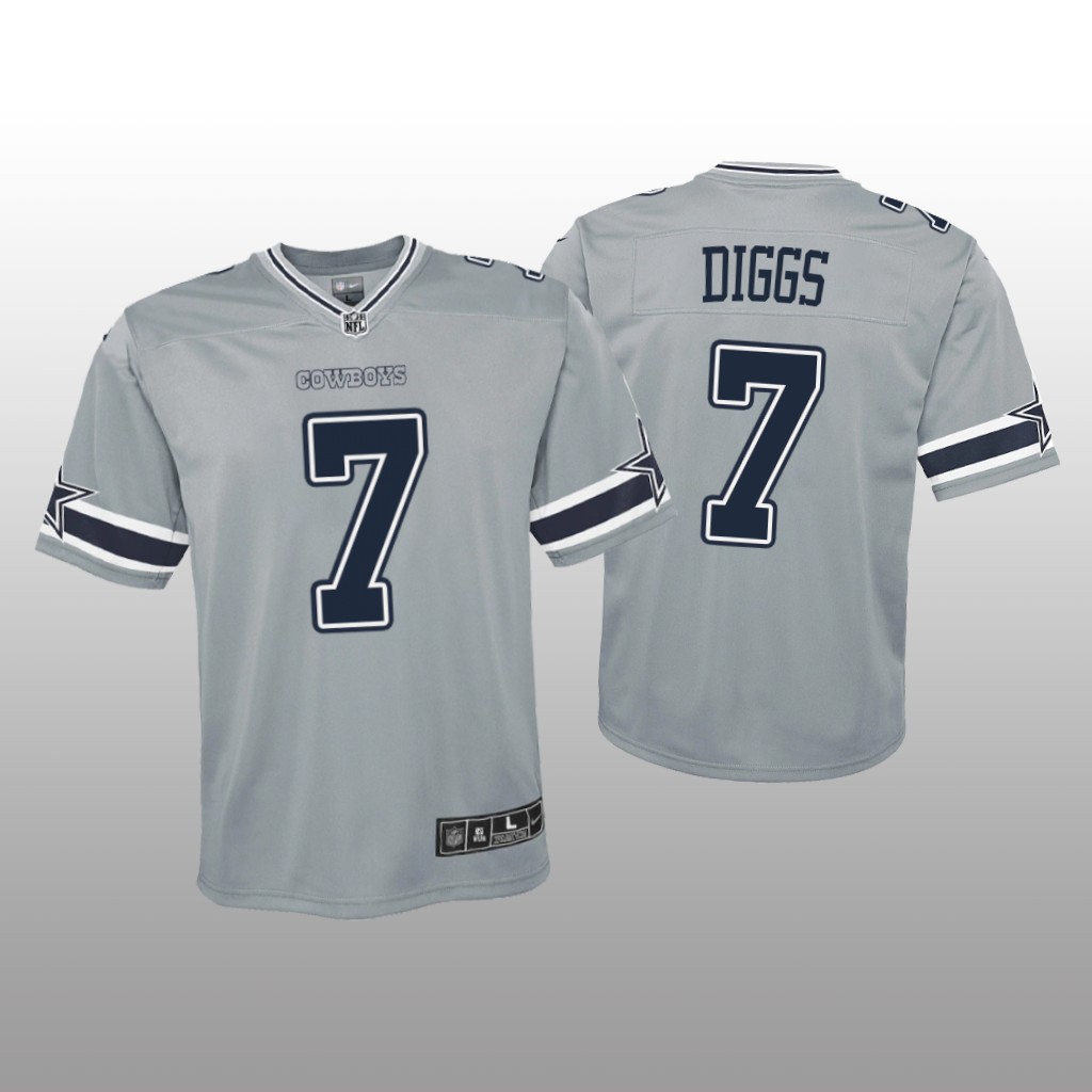 Dallas Cowboys Trevon Diggs Silver Jersey Inverted Game - Youth