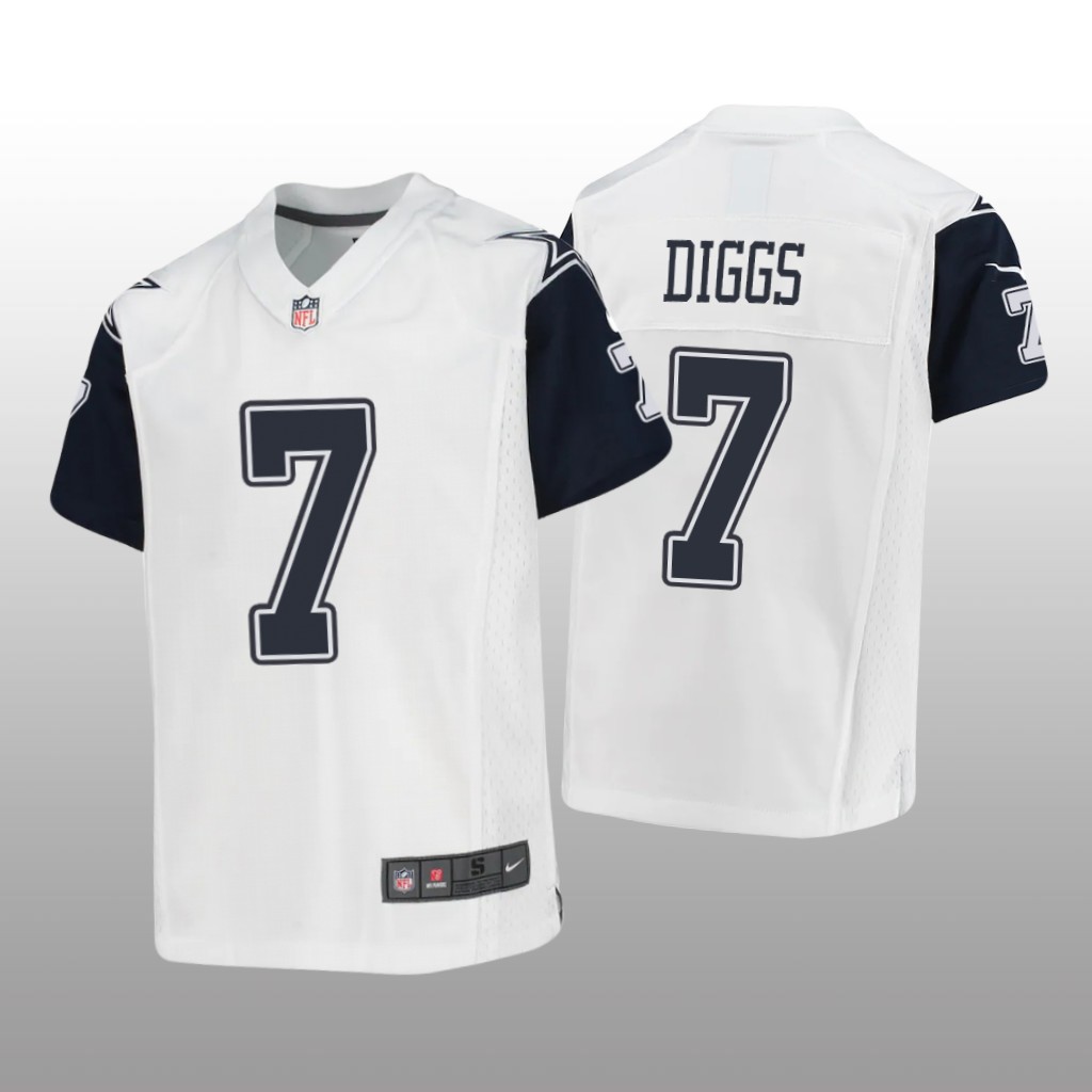 Dallas Cowboys Trevon Diggs White Jersey Alternate Game - Youth