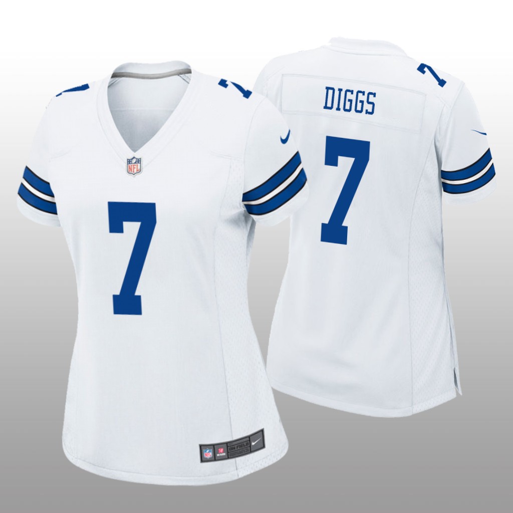 Dallas Cowboys Trevon Diggs White Jersey Game - Women's