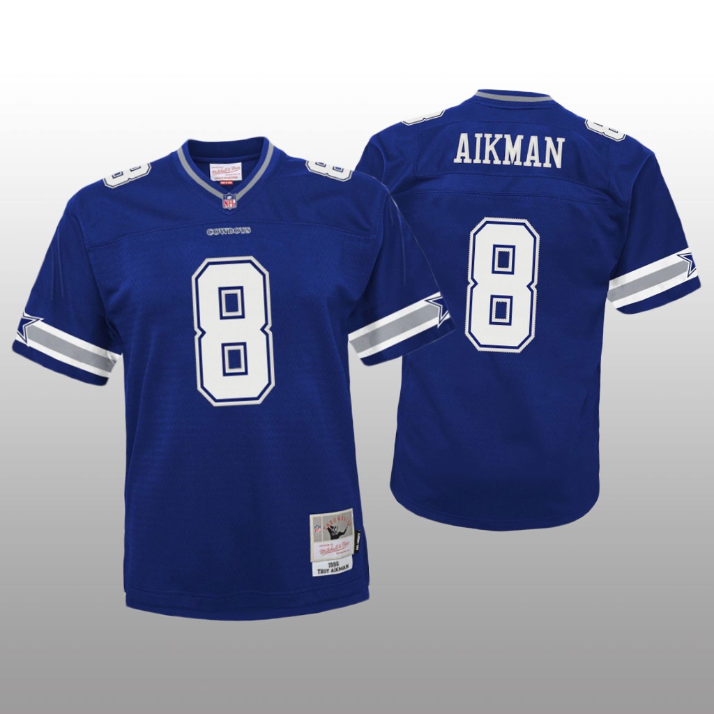 Dallas Cowboys Troy Aikman Navy Jersey Legacy  - Youth