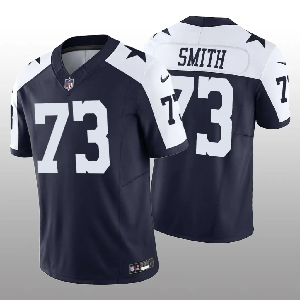Dallas Cowboys Tyler Smith Navy Jersey Vapor F.U.S.E. Limited - Men's