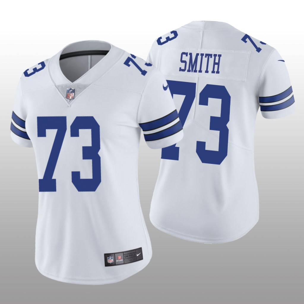 Dallas Cowboys Tyler Smith White Jersey Vapor Limited - Women's