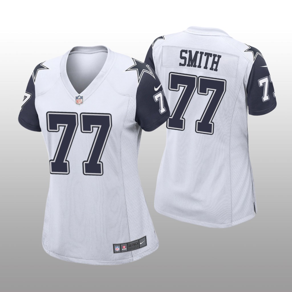 Dallas Cowboys Tyron Smith White Jersey Alternate Game - Women's