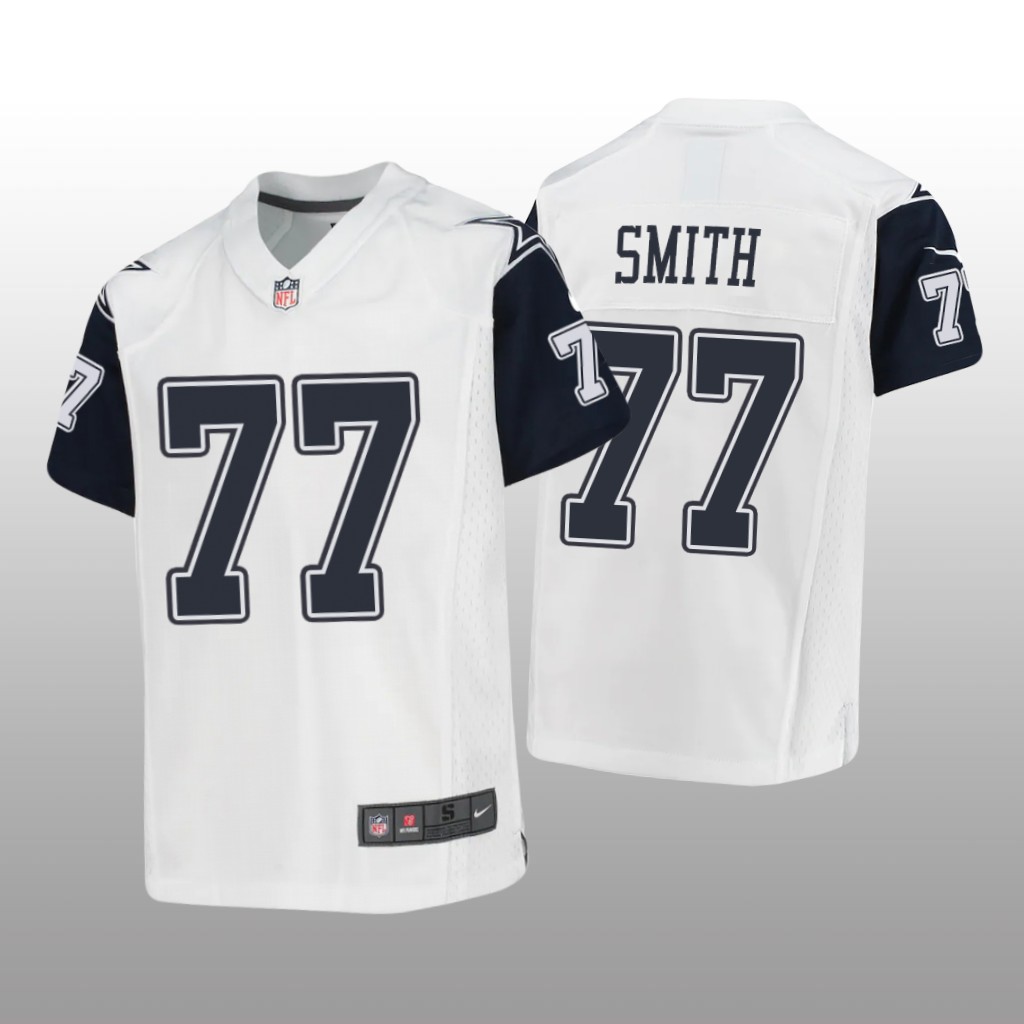 Dallas Cowboys Tyron Smith White Jersey Alternate Game - Youth