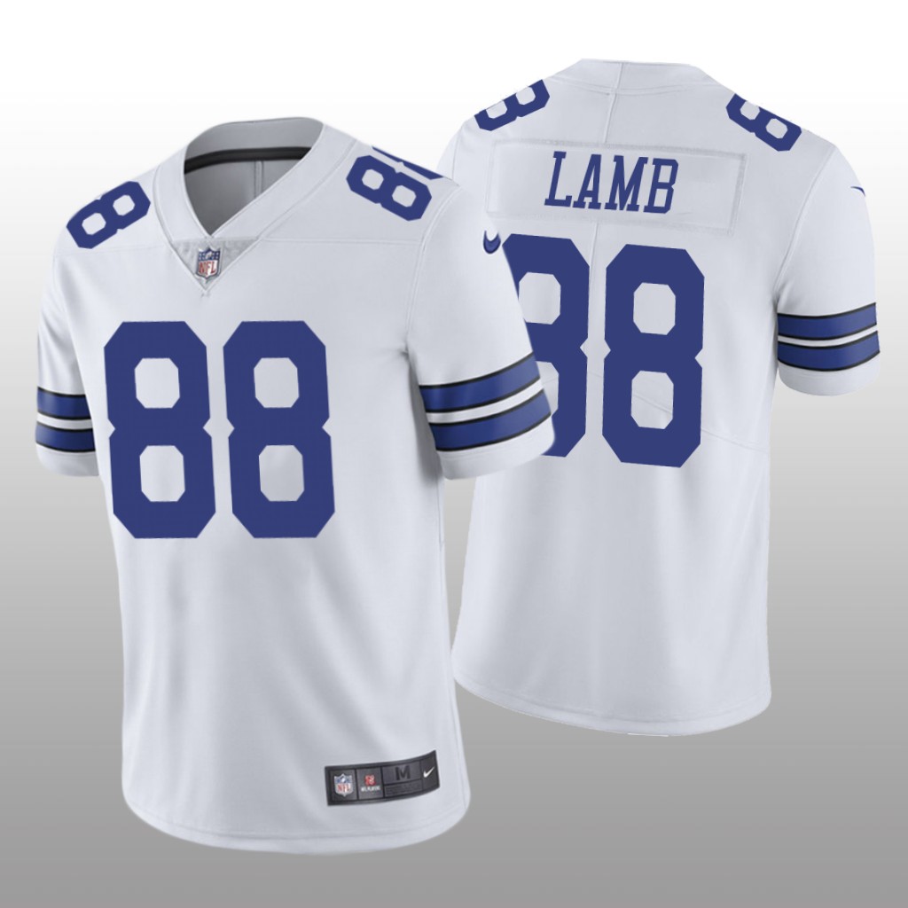 Dallas Cowboys White 2020 NFL Draft Vapor Limited CeeDee Lamb Jersey