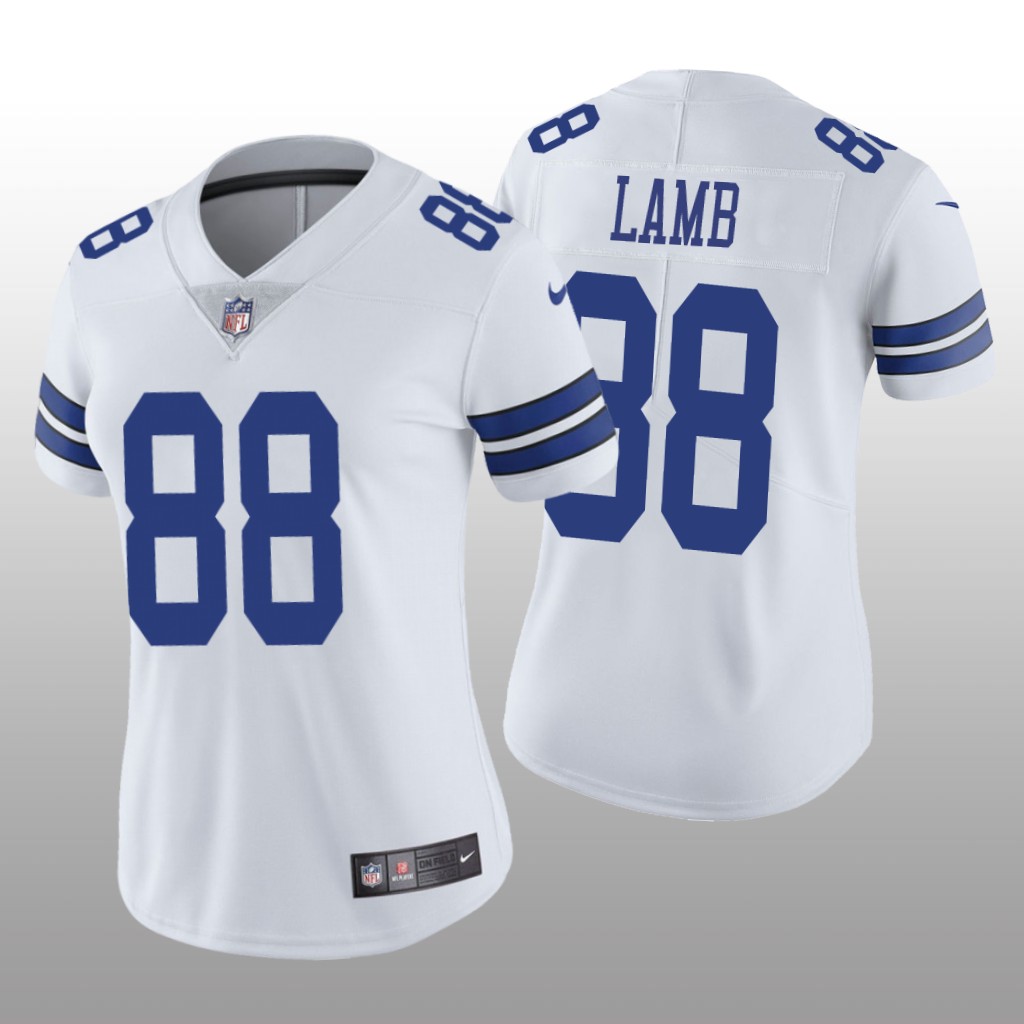 Dallas Cowboys White 2020 NFL Draft Vapor Limited CeeDee Lamb Jersey