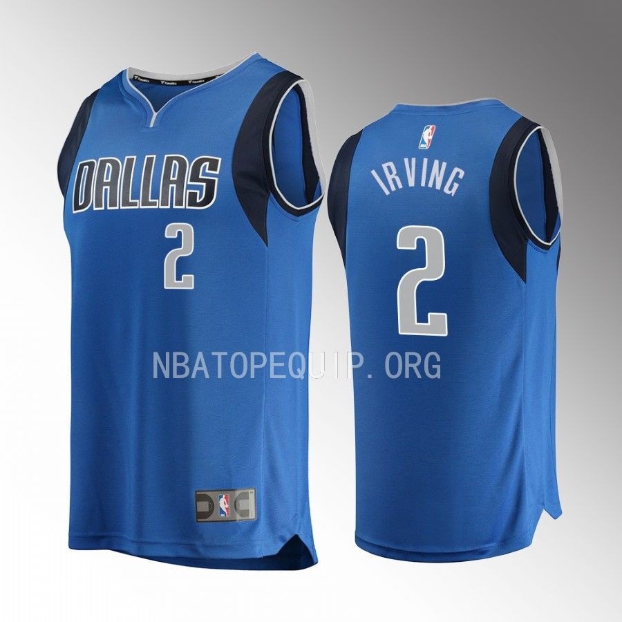 Dallas Mavericks #2 Kyrie Irving Icon Edition Jersey 2022-23  Blue