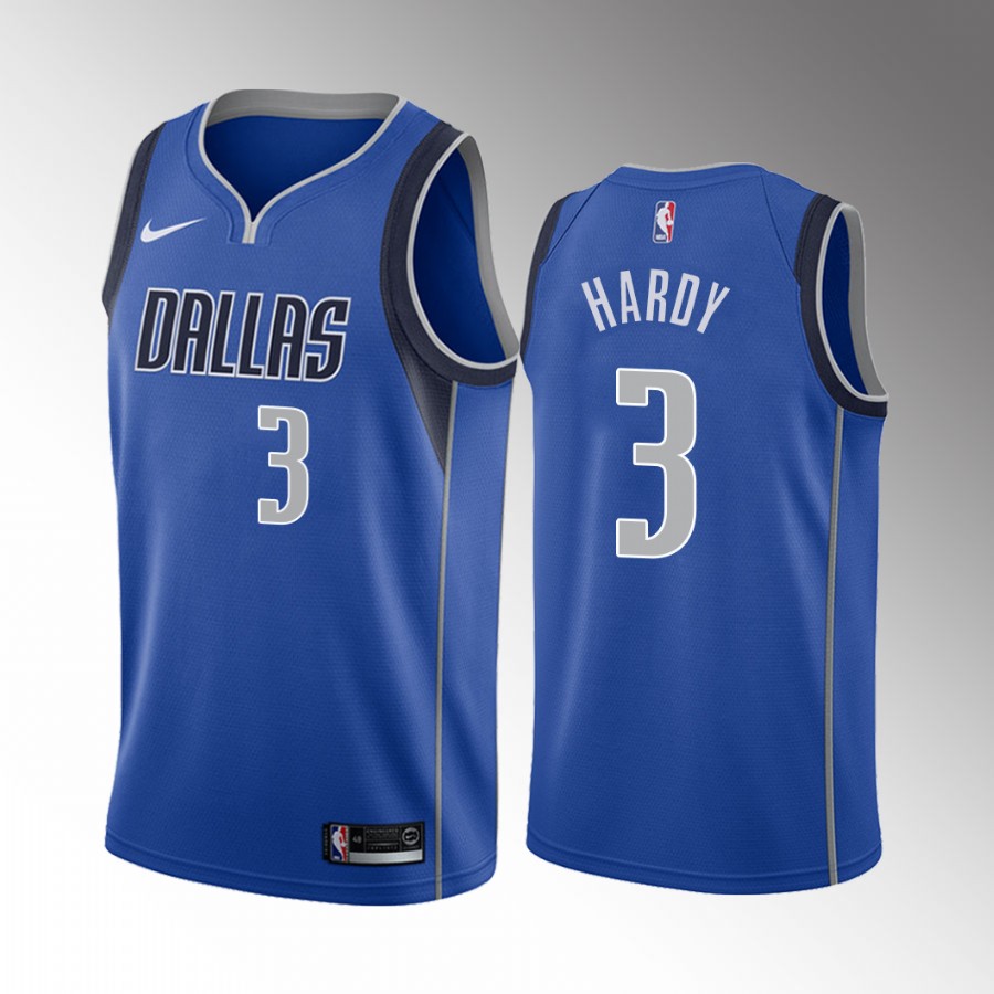 Dallas Mavericks Jaden Hardy #3 Icon Edition Blue Jersey 2022 NBA Draft