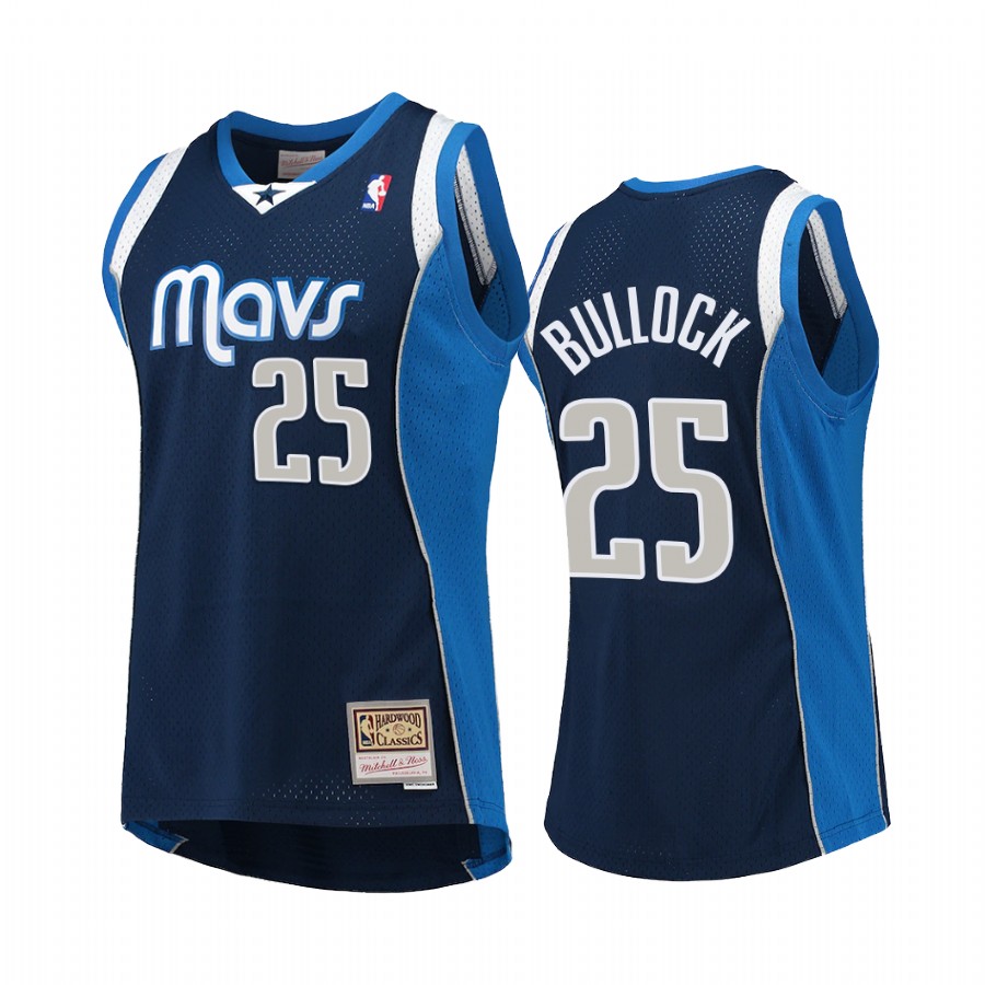 Dallas Mavericks Reggie Bullock 2011 Western Conference Champion #25 Navy Throwback Jersey