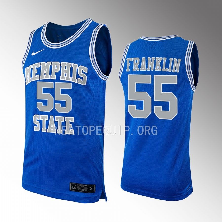 Damaria Franklin Memphis Tigers Royal Jersey 2022-23 College