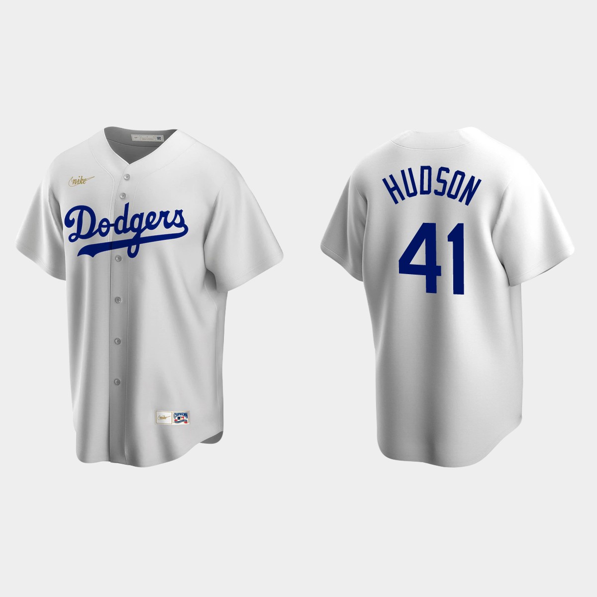 Daniel Hudson Los Angeles Dodgers Cooperstown Collection Home Jersey - White
