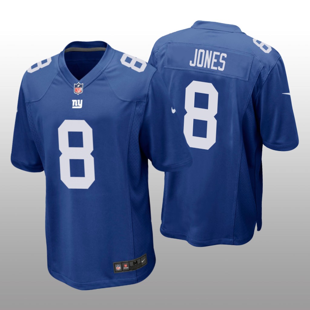 Daniel Jones New York Giants Royal NFL Draft Game Jersey