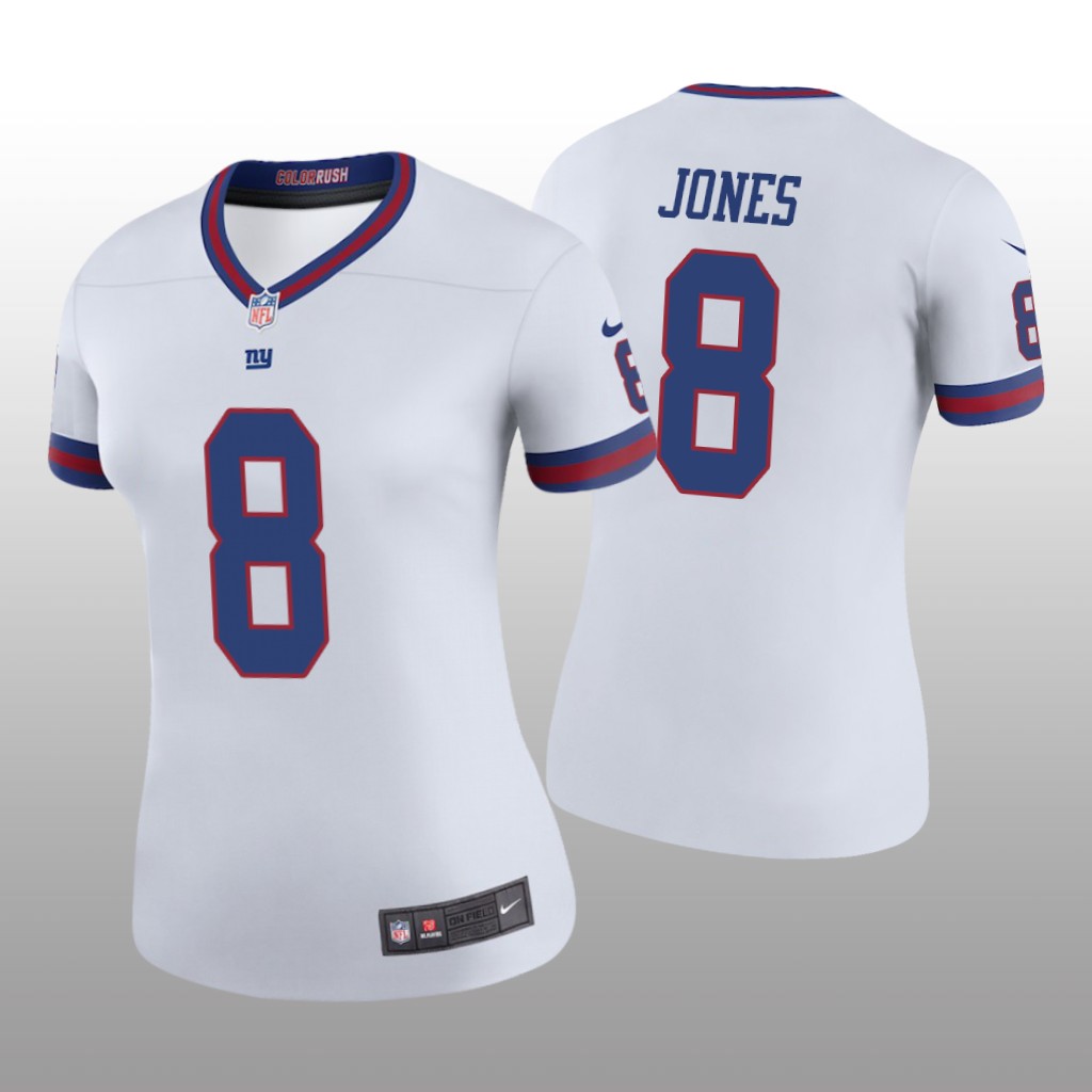 Daniel Jones New York Giants White NFL Draft Color Rush Legend Jersey