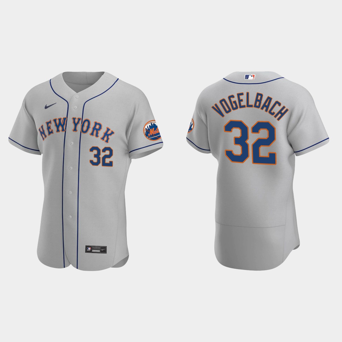 Daniel Vogelbach New York Mets Road Jersey - Gray