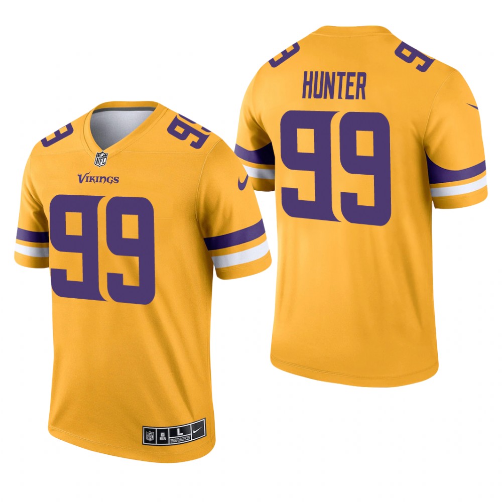 Danielle Hunter Minnesota Vikings Gold Jersey Inverted Legend - Men's