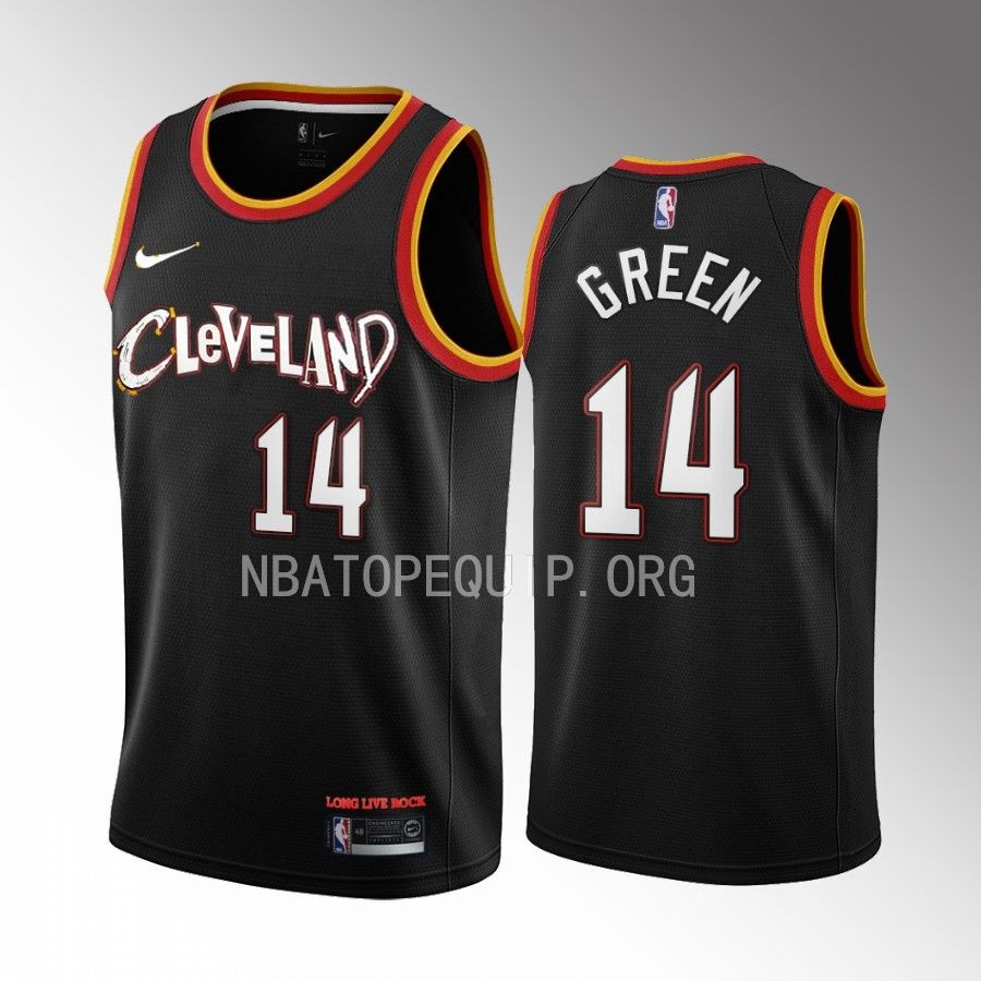 Danny Green Cleveland Cavaliers Black City Edition Men Jersey Swingman