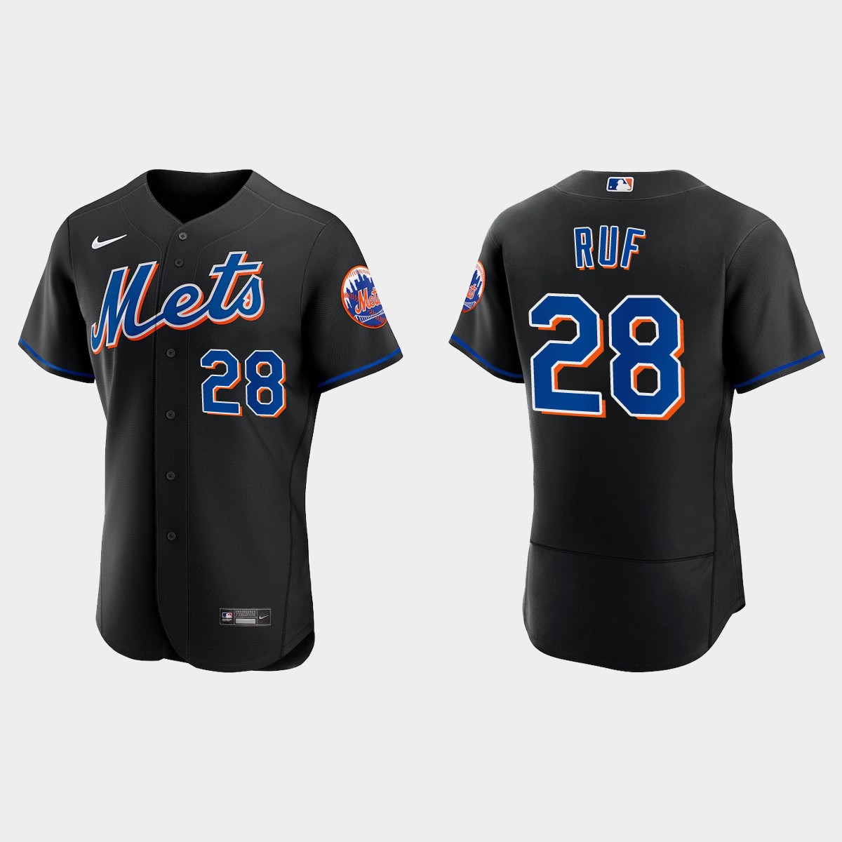 Darin Ruf New York Mets Alternate Jersey - Black