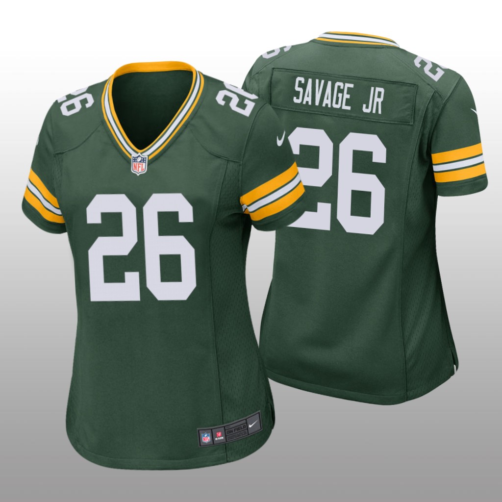 Darnell Savage Jr. Green Bay Packers Green NFL Draft Game Jersey