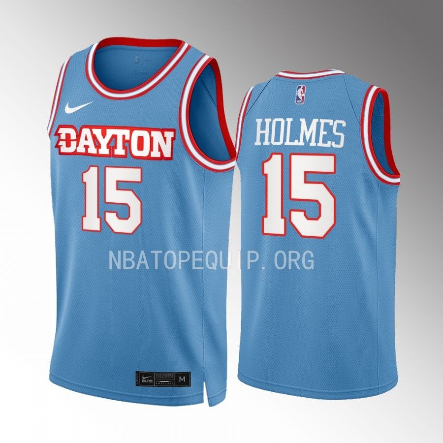 DaRon Holmes Dayton Flyers Chapel Blue Jersey 2022-23 College  Swingman